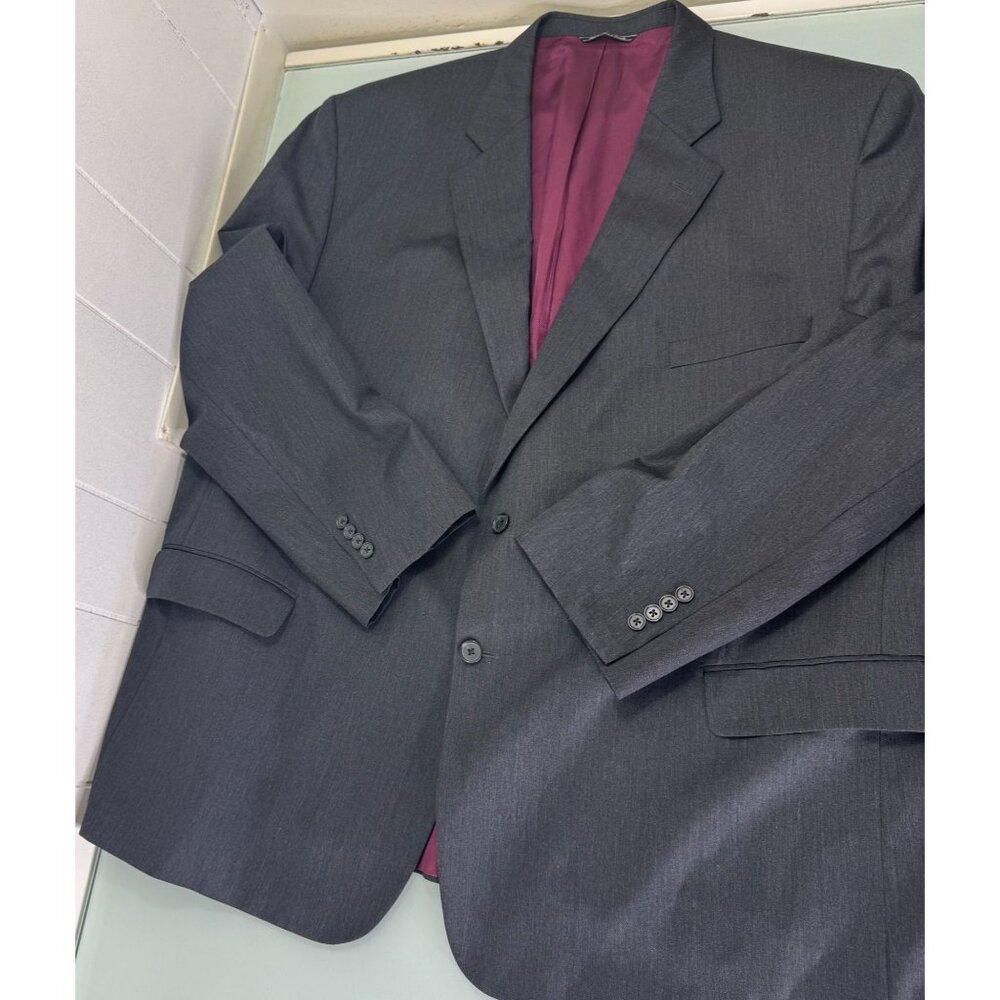 Jack Victor Rochester Powell 54L 100% Wool Two Button Single Vent Gray
